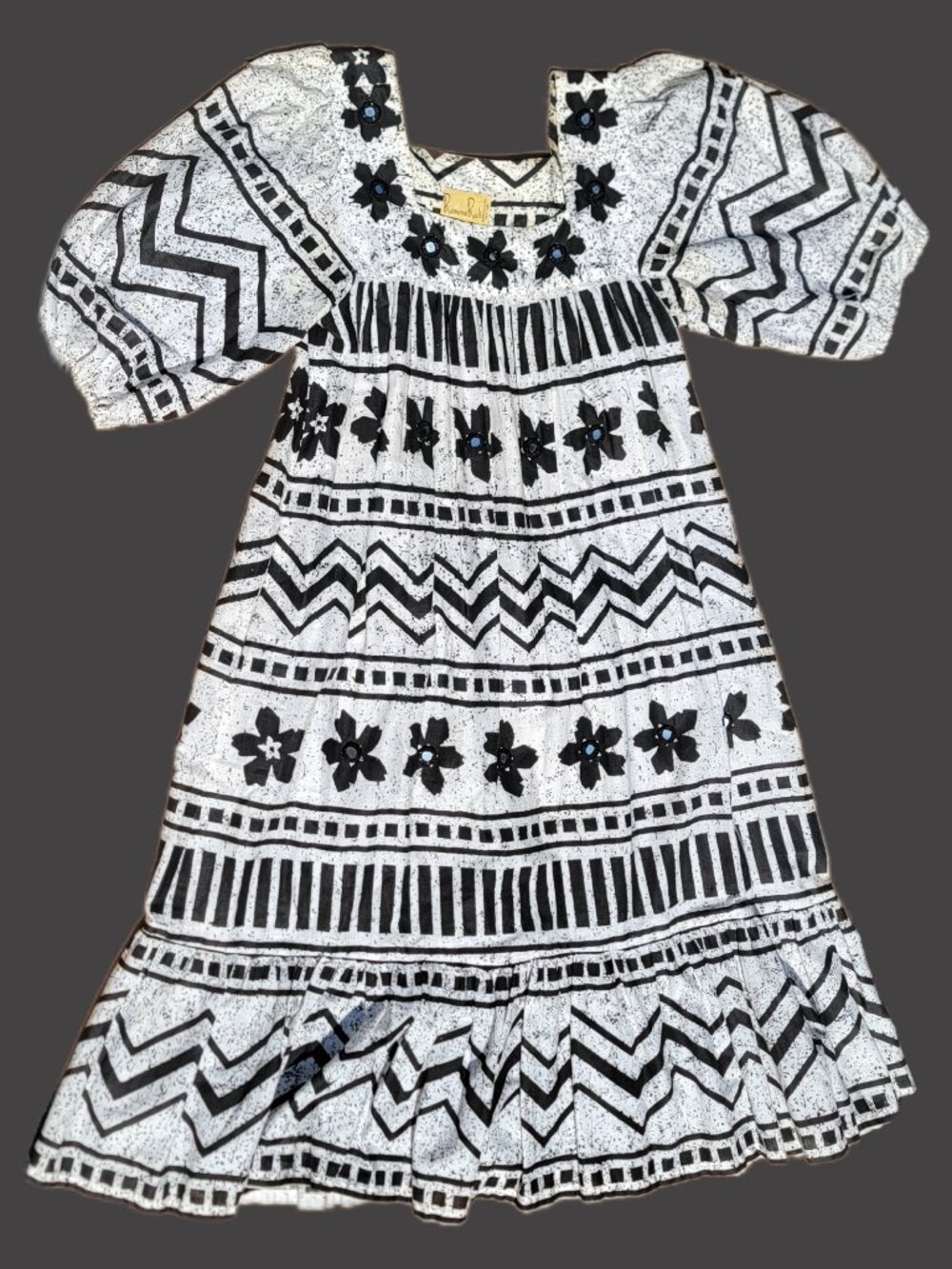 ❝ Ramona Rull vintage 1970s babydoll caftan dress . ❞